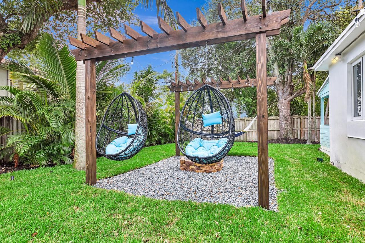 Welcome To Paradise! Secluded 4 Bed, 3 Bath, Pool フォート・ローダーデール エクステリア 写真